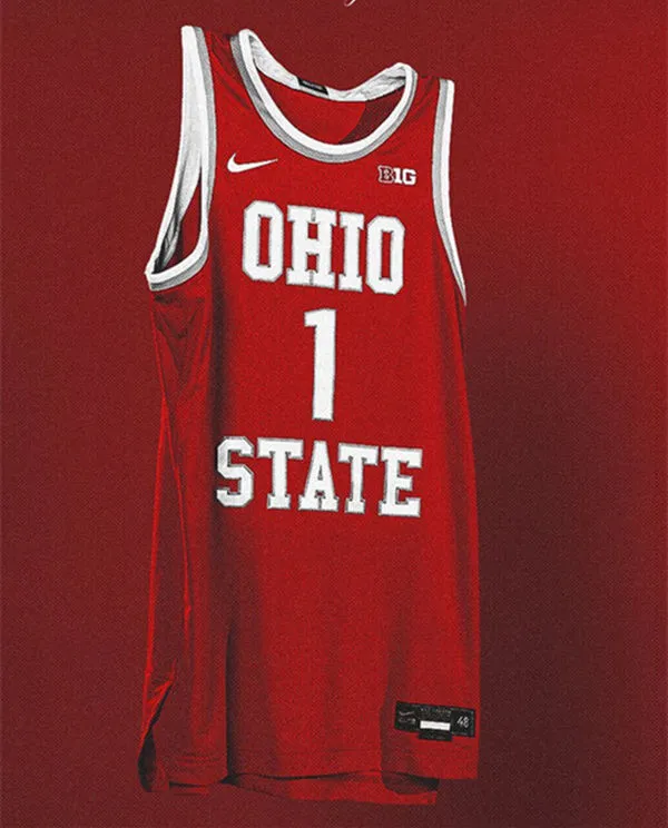 Ohio State Buckeyes #1 Amare Bynum Scarlet 1990s Throwback Basketball Jersey