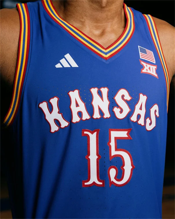 Kansas Jayhawks Custom 2026 Royal Basketball Retro Jersey