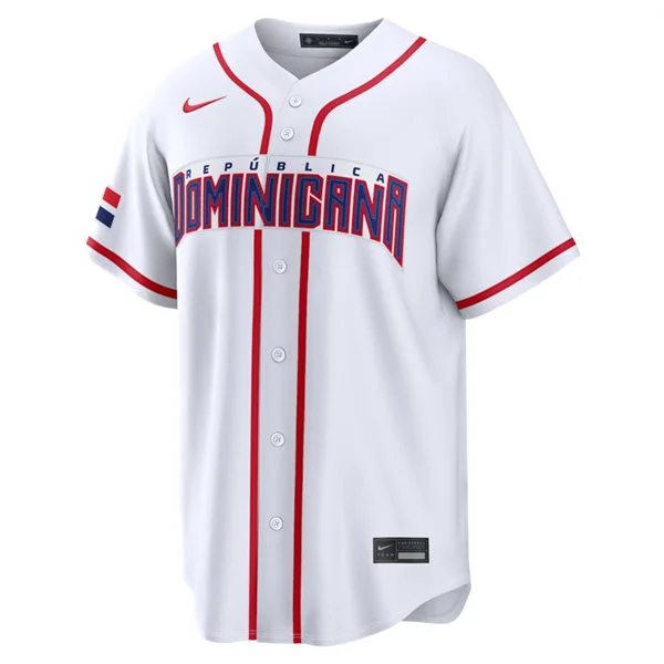 Dominican Republic Baseball Blank Nike White 2026 World Baseball Classic Limited Team Jersey