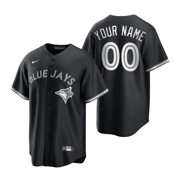 Toronto Blue Jays Custom Nike Black Fashion Jersey