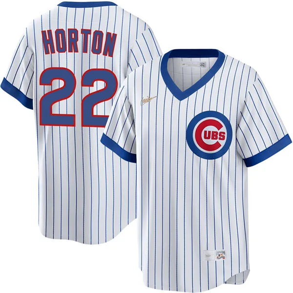 Mens Chicago Cubs #22 Cade Horton Nike White Pullover Cooperstown Jersey