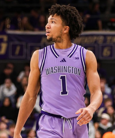 Washington Huskies #1 Desmond Claude 2026 Prple Retro College Basketball Game Jersey