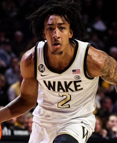 Wake Forest Demon Deacons #2 Juke Harris White Wake College Basketball Game Jersey