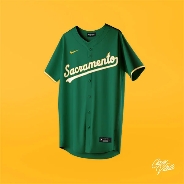Athletics Custom 2026 Green Sacramento Alternate Limited Jersey