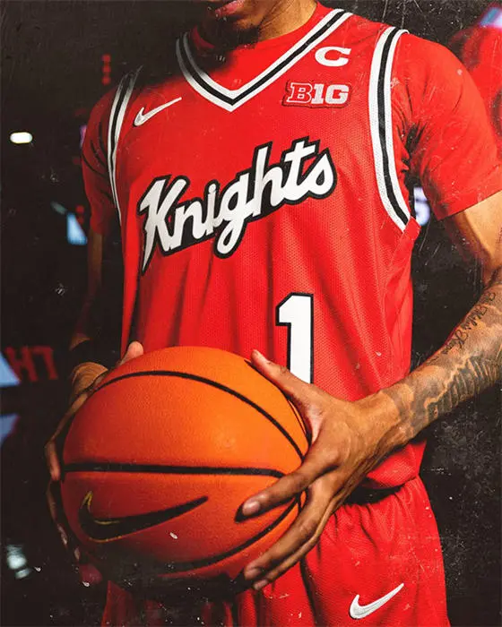 Rutgers Scarlet Knights Custom 2026 Nike Scarlet 76TH Basketball Game Jersey