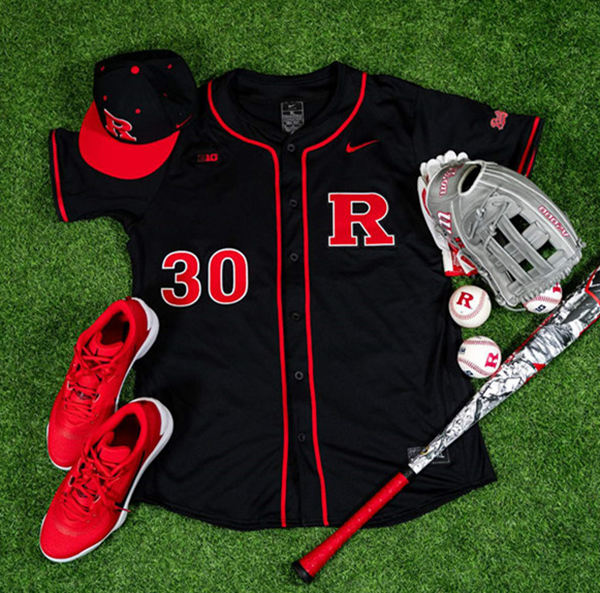Rutgers Scarlet Knights Custom 2026 Nike Black Baseball Game Jersey