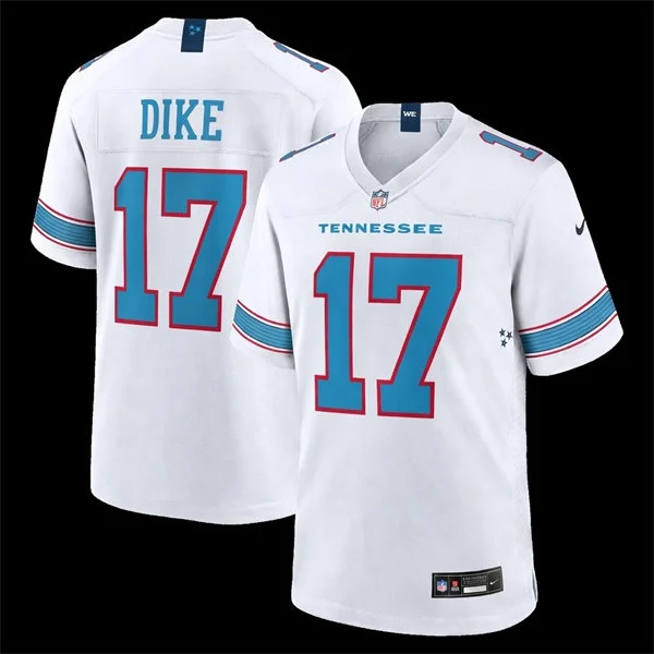 Mens Tennessee Titans #17 Chimere Dike Nike 2026 White Vapor F.U.S.E. Limited Jersey