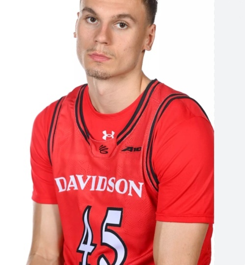 Davidson Wildcats Custom 2026 Red College Basketball Game Jersey