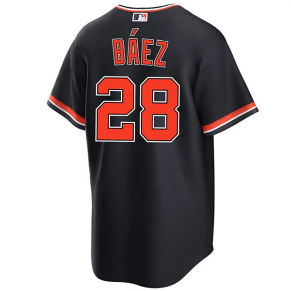 Mens Detroit Tigers #28 Javier Baez Nike 2026 Navy Alternate Limited Jersey