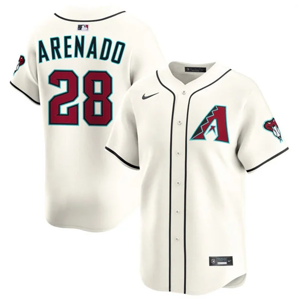 Youth Arizona Diamondbacks #28 Nolan Arenado Nike Home Cream Limited Jersey