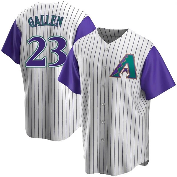 Youth Arizona Diamondbacks #23 Zac Gallen  Nike Cream Cooperstown Collection Jersey