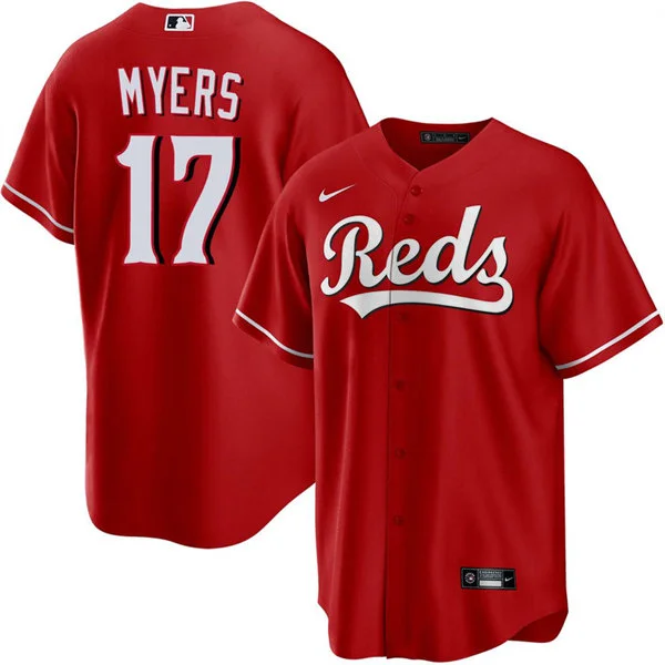 Mens Cincinnati Reds #17 Dane Myers Scarlet Alternate Reds Limited Jersey