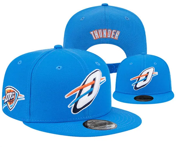 Oklahoma City Thunder Blue Snapback Cap YD2603201