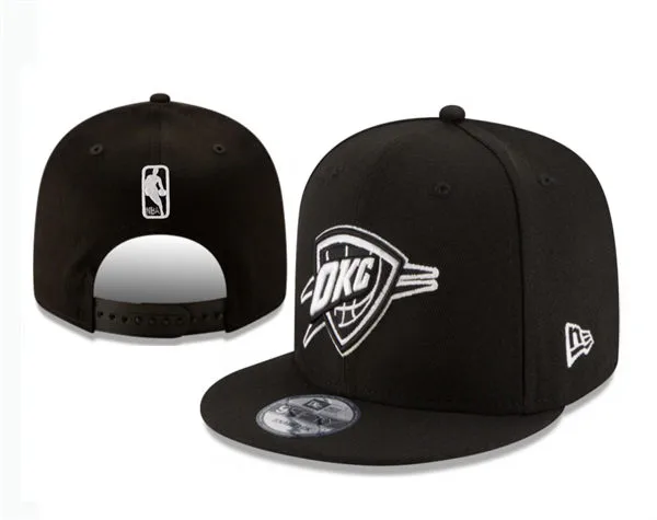 Oklahoma City Thunder Black Snapback Cap GS26032012