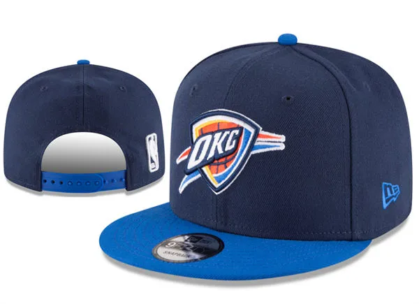 Oklahoma City Thunder Navy Royal Snapback Cap GS26032011