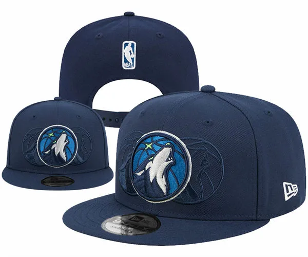Minnesota Timberwolves Navy Reflex Logo Snapback Cap YD2603201-12913