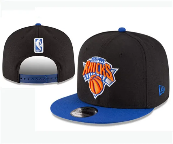 New York Knicks Black Royal Snapback Cap GS2603201