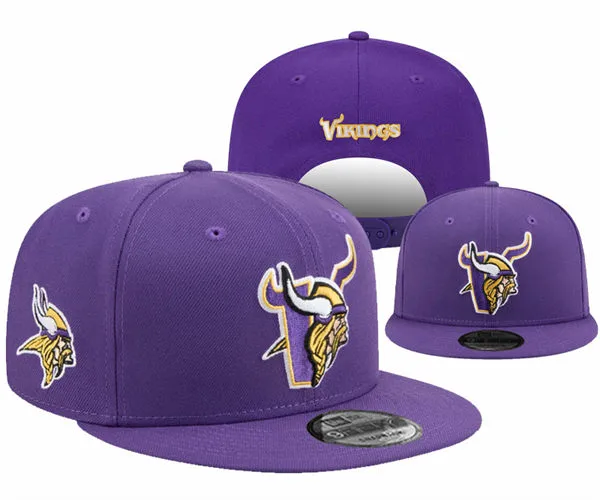 Minnesota Vikings Purple Primary Logo Snapback Hat Snapback Hat YD26032011-32982
