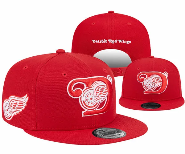 Detroit Red Wings Red  Legacy Snapback Hat YD26032011-50319