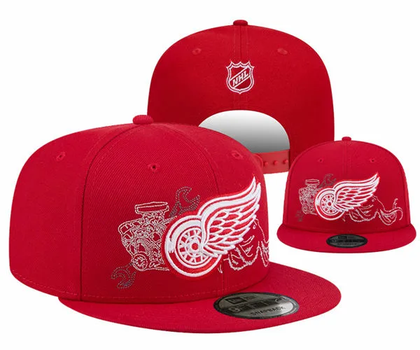 Detroit Red Wings Red White Snapback Hat YD26032011-50318