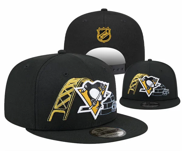 Pittsburgh Penguins Black City Snapback Hat YD26032011-51011