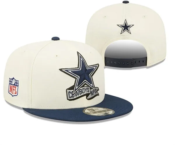 Dallas Cowboys Cream Navy Snapback Hat GS26032011 (3)