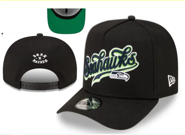 NFL Seattle Seahawks Black peaked cap GS2603201