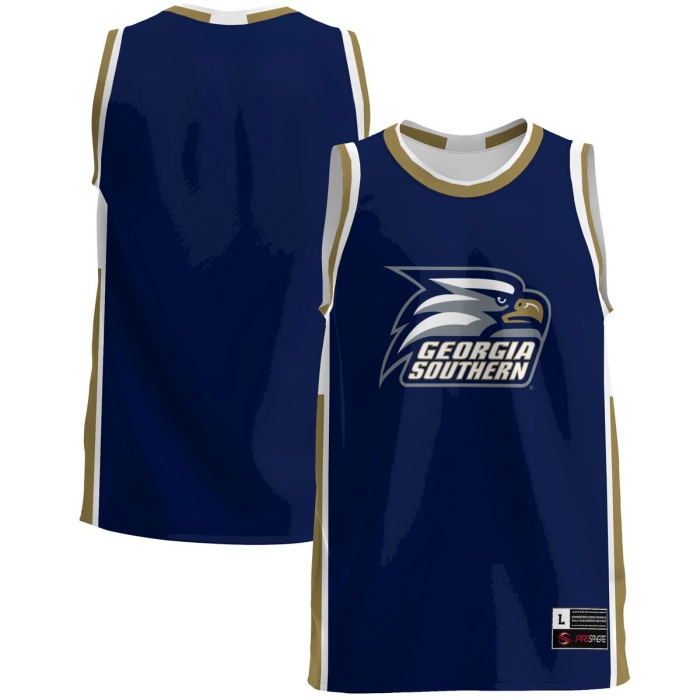 Georgia Southern Eagles Custom Navy Limitied Basketball Game Jersey
