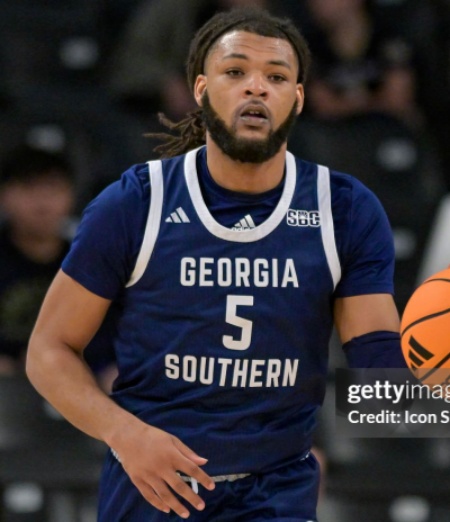 Georgia Southern Eagles Custom 2026 Navy Basketball Game Jersey