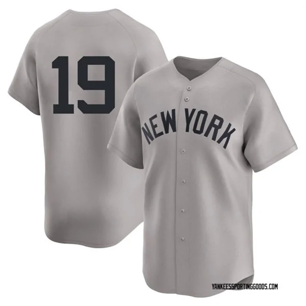 Mens New York Yankees #19 Ryan McMahon Nike Gray Away Limited Jersey