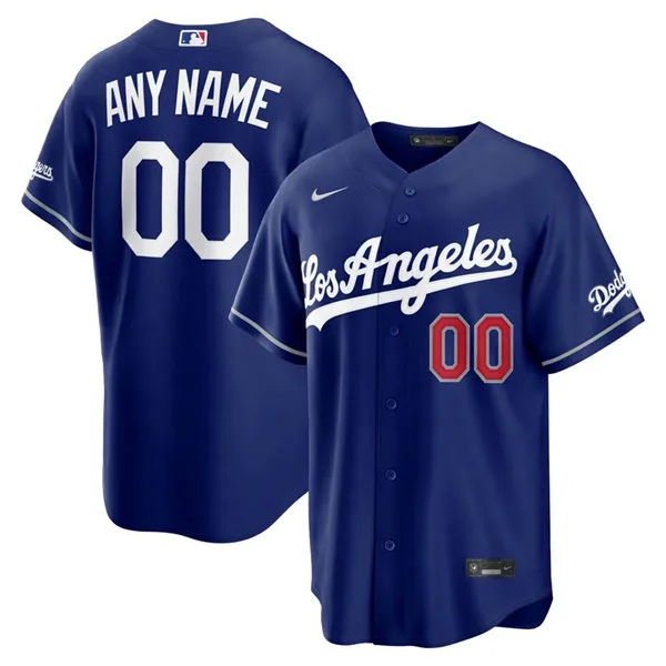 Los Angeles Dodgers Custom Nike 2026 Royal Alternate 2nd Stadium Personalized Jersey