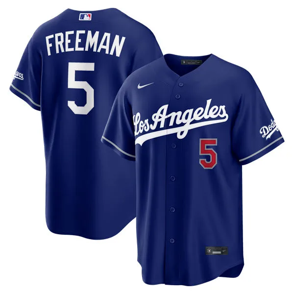 Womens Los Angeles Dodgers #5 Freddie Freeman Nike 2026 Royal Alternate 2nd Stadium Jersey