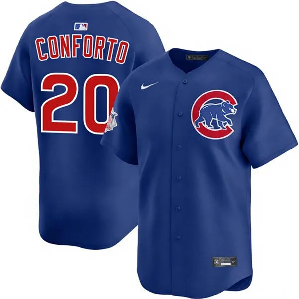 Mens Chicago Cubs #20 Michael Conforto Nike Royal Alternate Limited Jersey