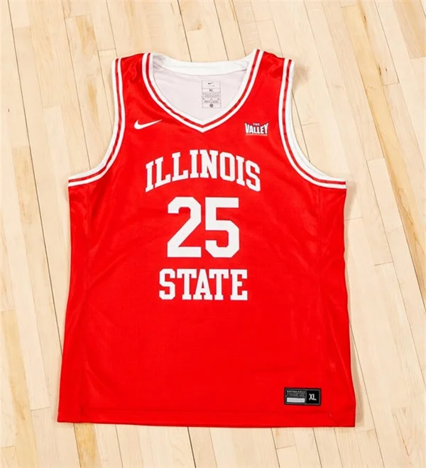 Illinois State Redbirds Custom 2026 Red Basketball Game Jersey