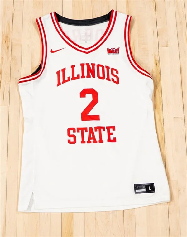 Illinois State Redbirds Custom 2026 White Basketball Game Jersey
