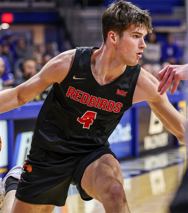 Illinois State Redbirds Custom 2025 Black Basketball Game Jersey