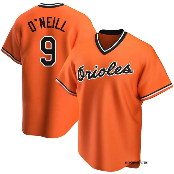Mens Baltimore Orioles #9 Tyler O'Neill Nike Orange Pullover Cooperstown Collection Jersey