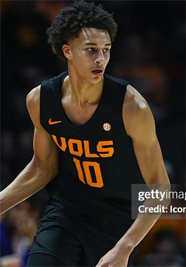 Tennessee Volunteers #10 Nate Ament Black College Basketball Game Jersey