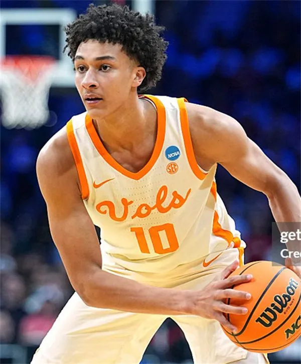 Tennessee Volunteers #10 Nate Ament Nike Natural Retro Classic Vols Basketball Jersey