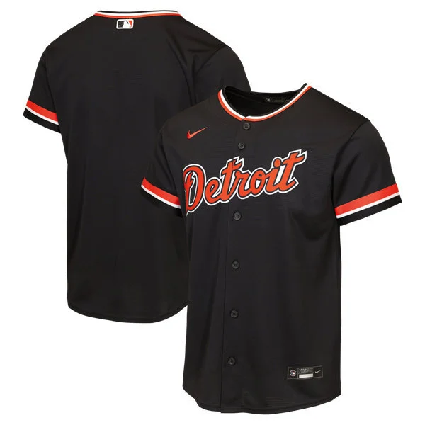 Men's Detroit Tigers Blank Nike 2026 Navy Alternate Limited Team Jersey