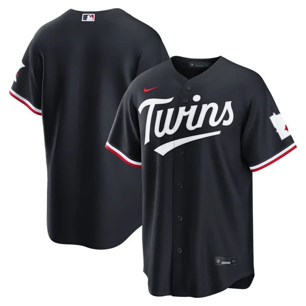 Mens Minnesota Twins Blank Nike 2026 Navy Twins Alternate Vapor Limited Jersey