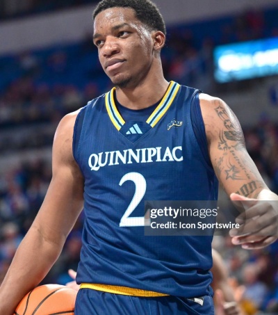 Quinnipiac Bobcats Custom 2026 Navy College basketball Game Jersey