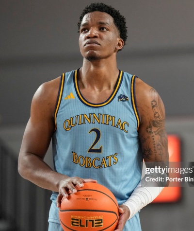 Quinnipiac Bobcats Custom 2026 Blue College basketball Game Jersey