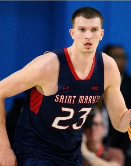 Saint Mary's Gaels #23 Paulius Murauskas 2022-23 Navy College Basketball Game Jersey