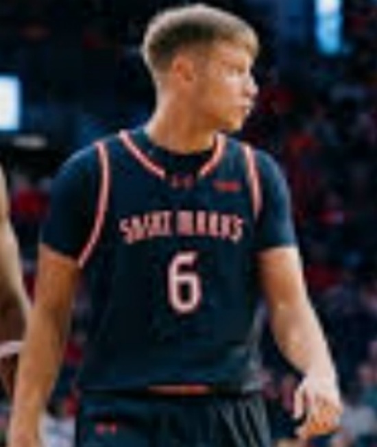 Saint Mary's Gaels #6 Mantas Juzenas 2026 Navy College Basketball Game Jersey