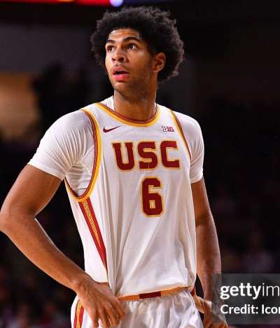 USC Trojans #6 Jacob Cofie  White 2026 Big 10 Basketball Game Jersey