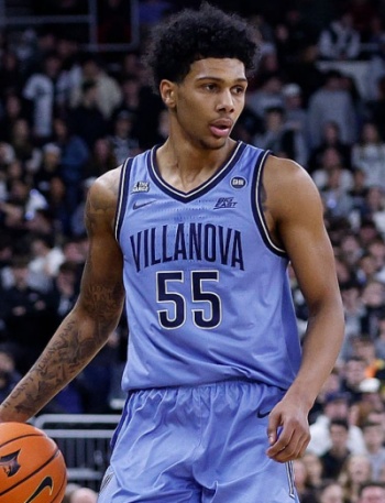 Villanova Wildcats #55 Acaden Lewis 2026 Light Blue College Basketball Game Jersey