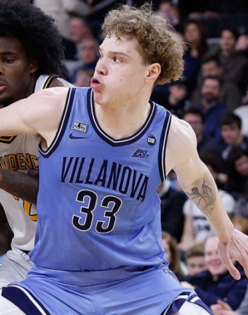 Villanova Wildcats #33 Matt Hodge 2026 Light Blue College Basketball Game Jersey