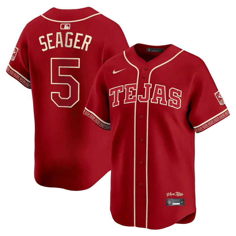 Mens Texas Rangers #5 Corey Seager 2026 Viva Tejas City Connect Limited 2.0 Jersey Maroon