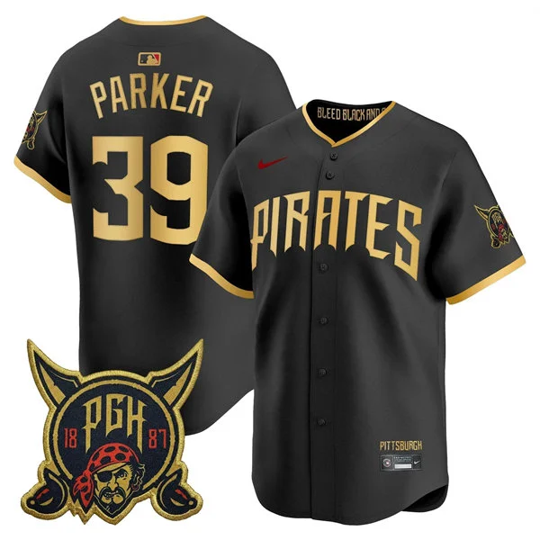 Mens Pittsburgh Pirates Retired Player #39 Dave Parker 2026 Black City Connect 2.0 Limited Jersey